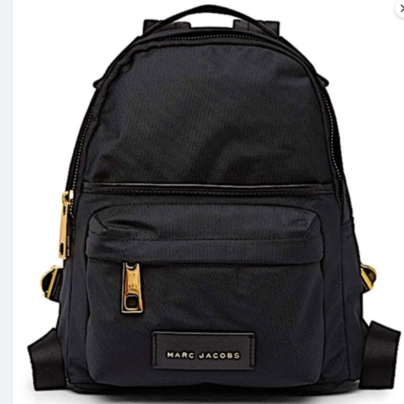 Marc Jacobs Handbags - Marc Jacobs Nylon Varsity Small Backpack, Black